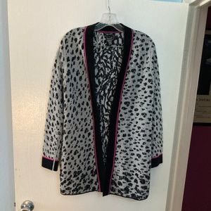 Nic + Zoe Leopard Print Cardigan